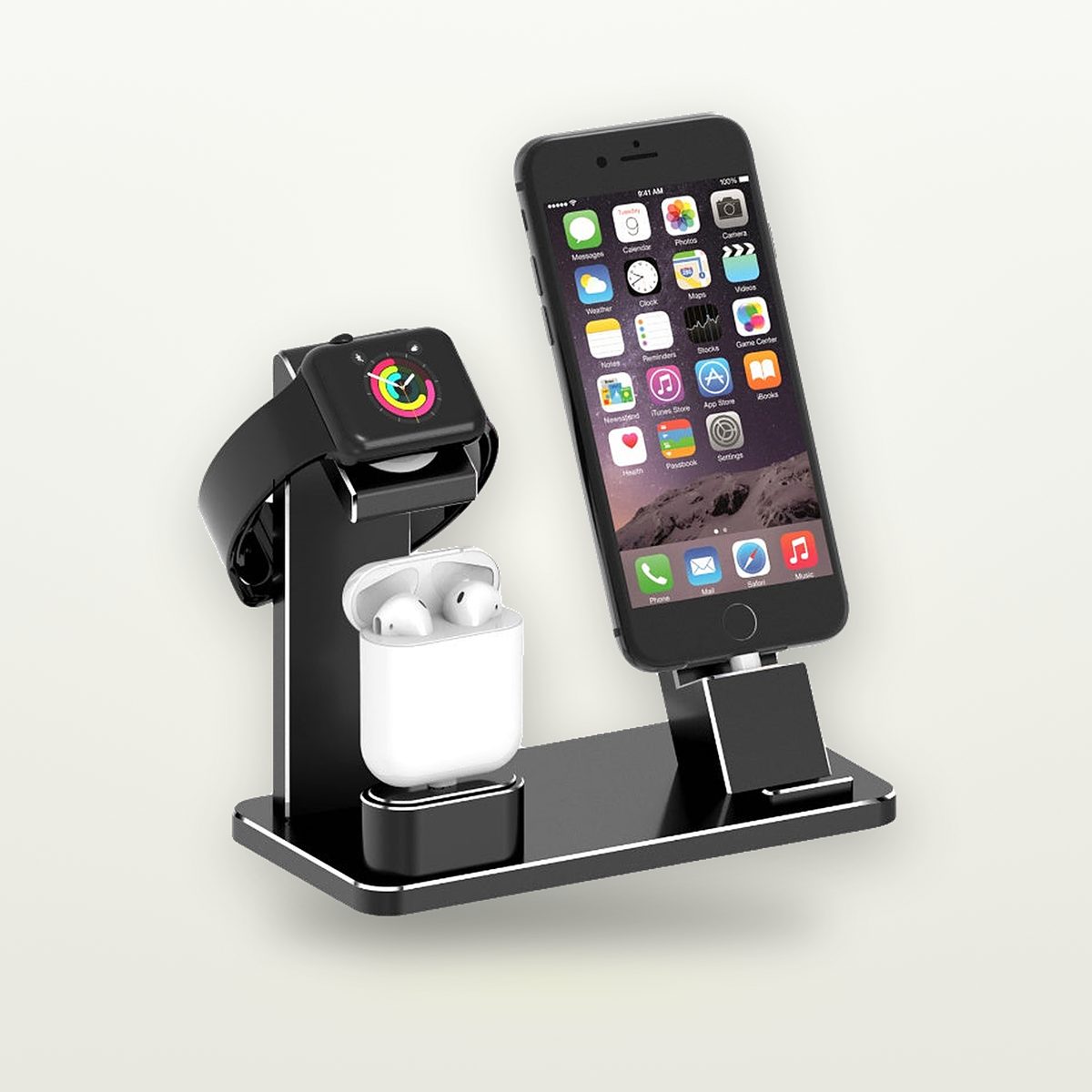 4-in-1 Wireless Charging Dock with Earbuds Holder — GripLux (5)