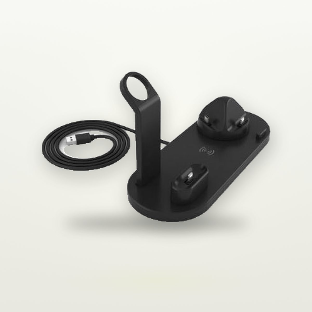 4-in-1 Wireless Charging Dock with Earbuds Holder — GripLux (6)