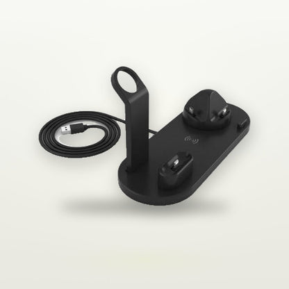 4-in-1 Wireless Charging Dock with Earbuds Holder — GripLux (6)