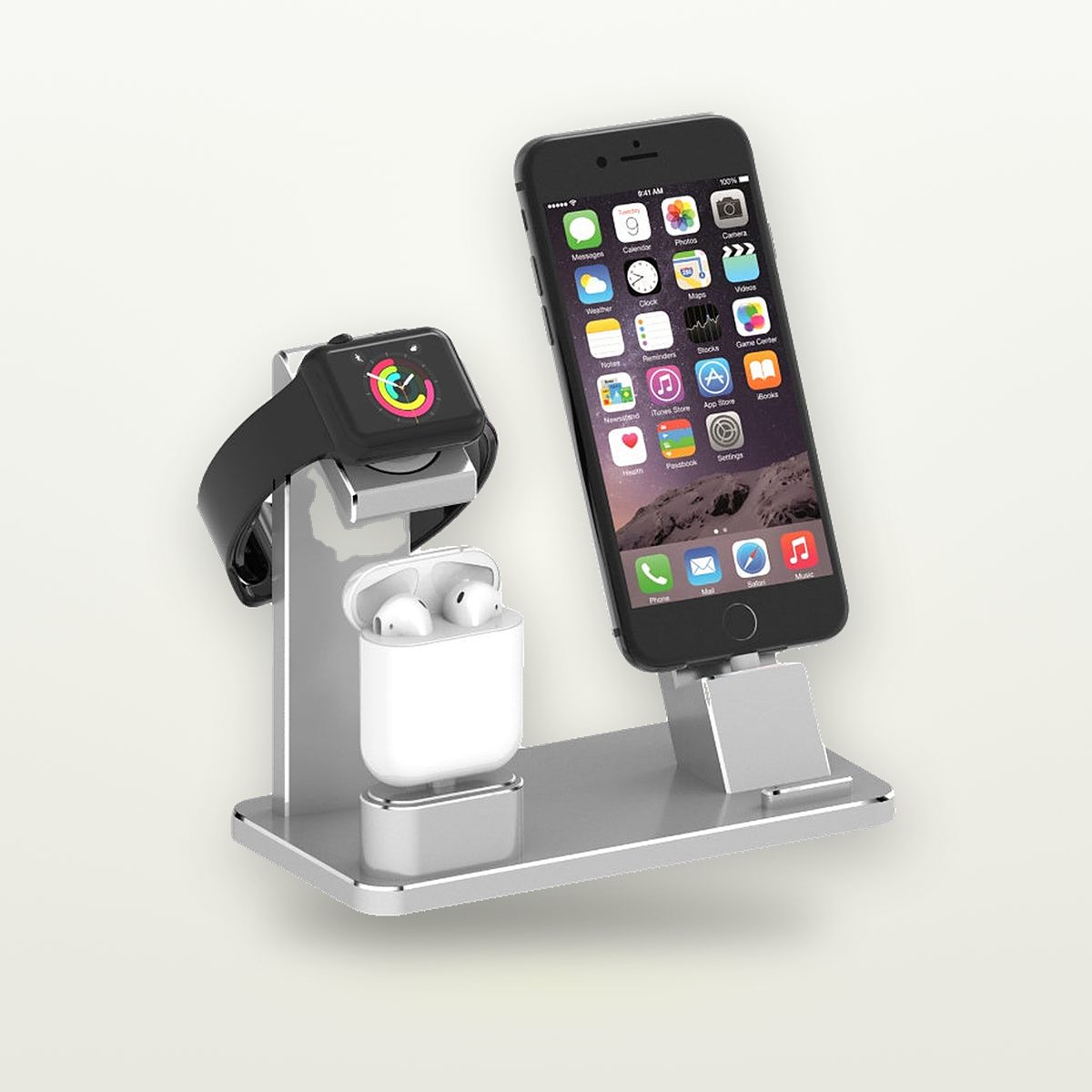 4-in-1 Wireless Charging Dock with Earbuds Holder — GripLux (7)
