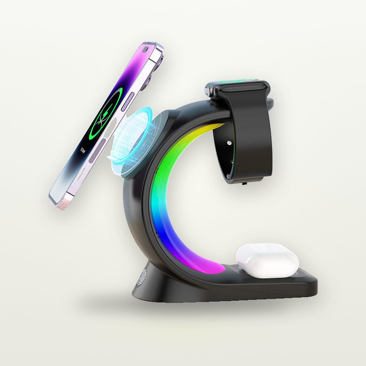 RGB Glow 4-in-1 MagSafe Charging Station — GripLux (3)
