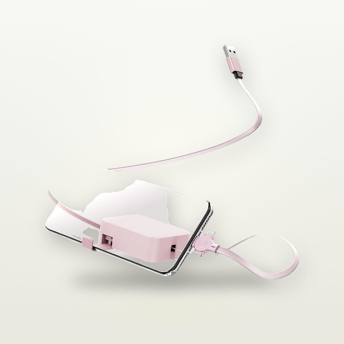 Macaron Retractable 3-in-1 Cable with Phone Stand — GripLux (8)