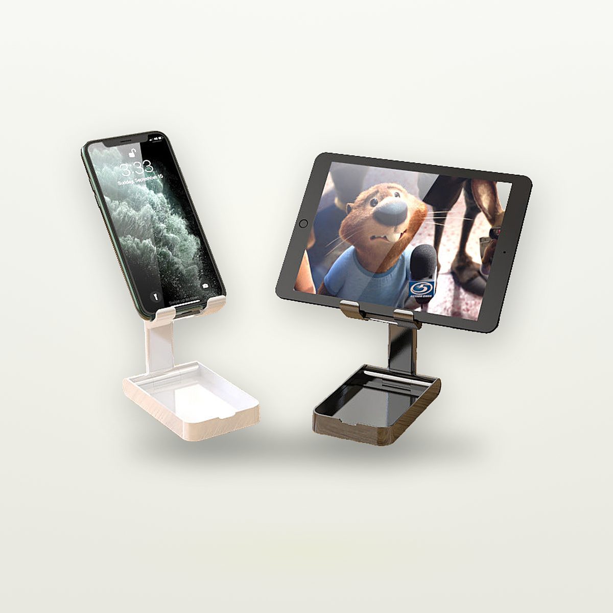Height-Adjustable Folding Phone & Tablet Stand — GripLux (15)