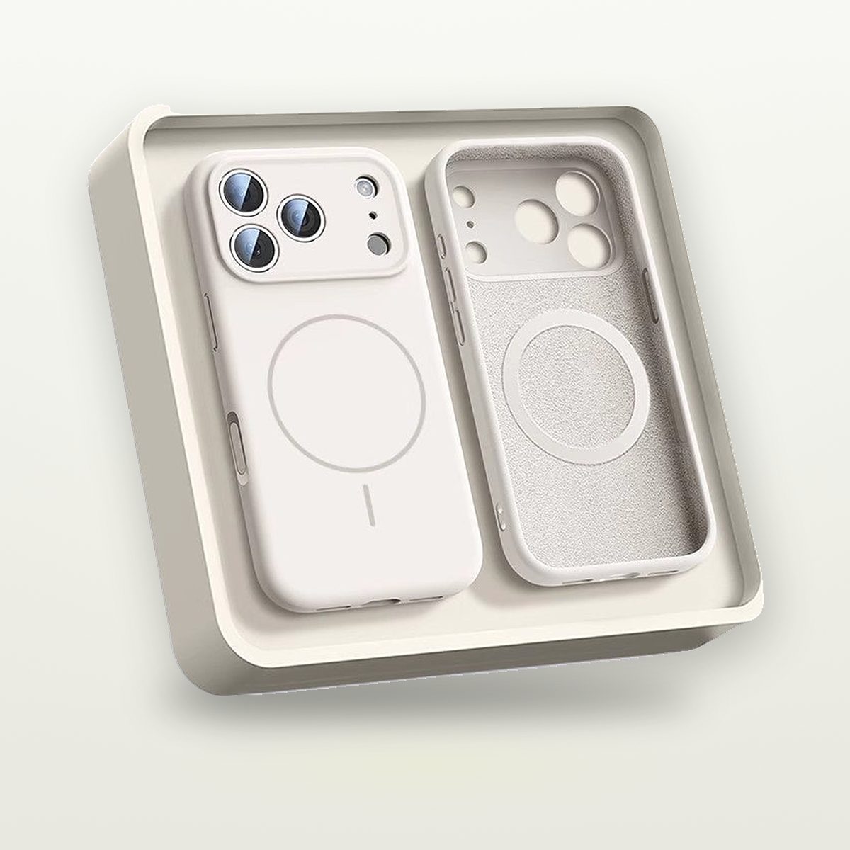 Frosted Liquid Silicone MagSafe Case for iPhone 17, Air & 15 Pro Max — GripLux (4)