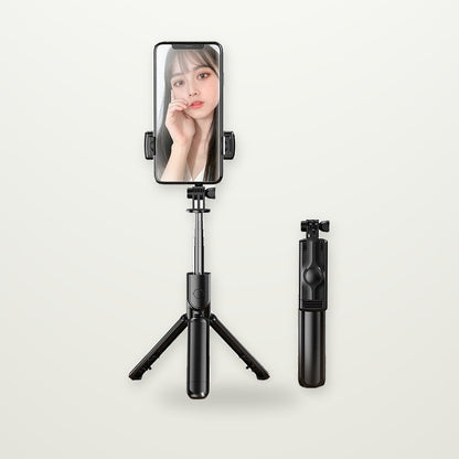 Aluminum Bluetooth Selfie Stick with Remote