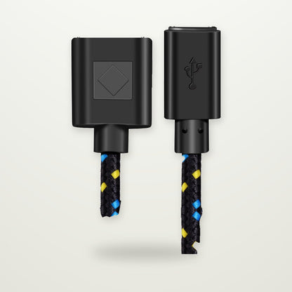 Braided USB-A to USB-C Cable in 10 Colors