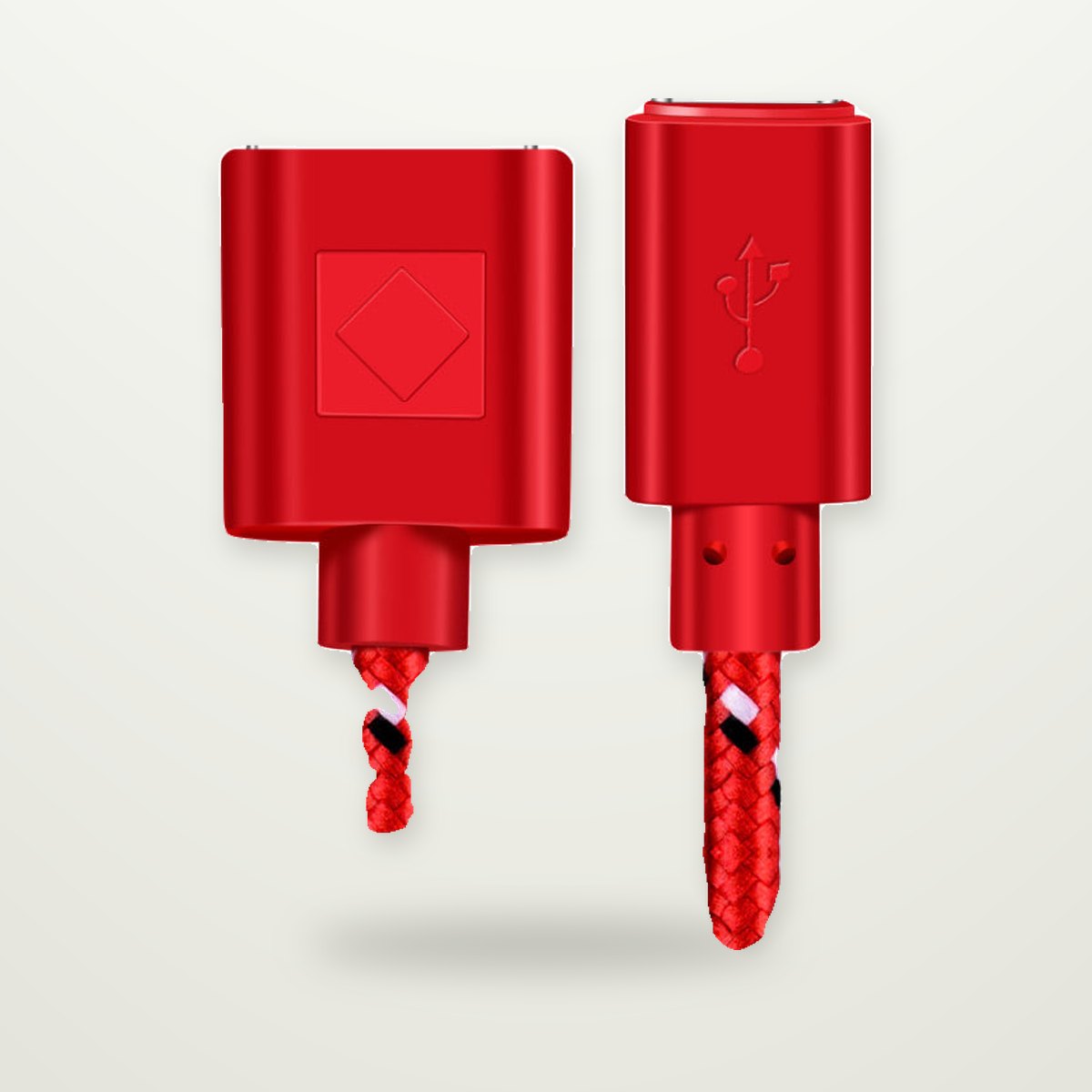 Braided USB-A to USB-C Cable in 10 Colors