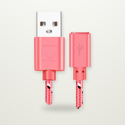 Braided USB-A to USB-C Cable in 10 Colors