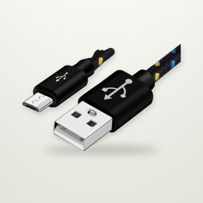 Braided USB-A to USB-C Cable in 10 Colors