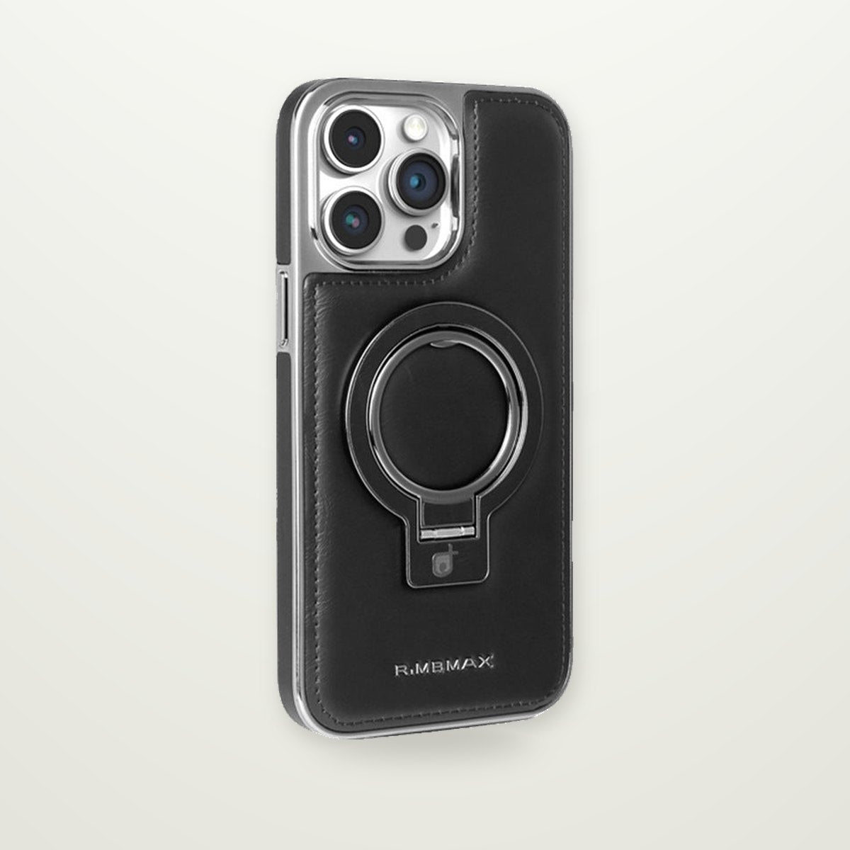 Business Leather-Look Magnetic Kickstand Case for iPhone 14–17