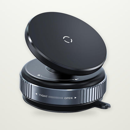 Vacuum-Lock Magnetic Phone Mount for Screens & Glass