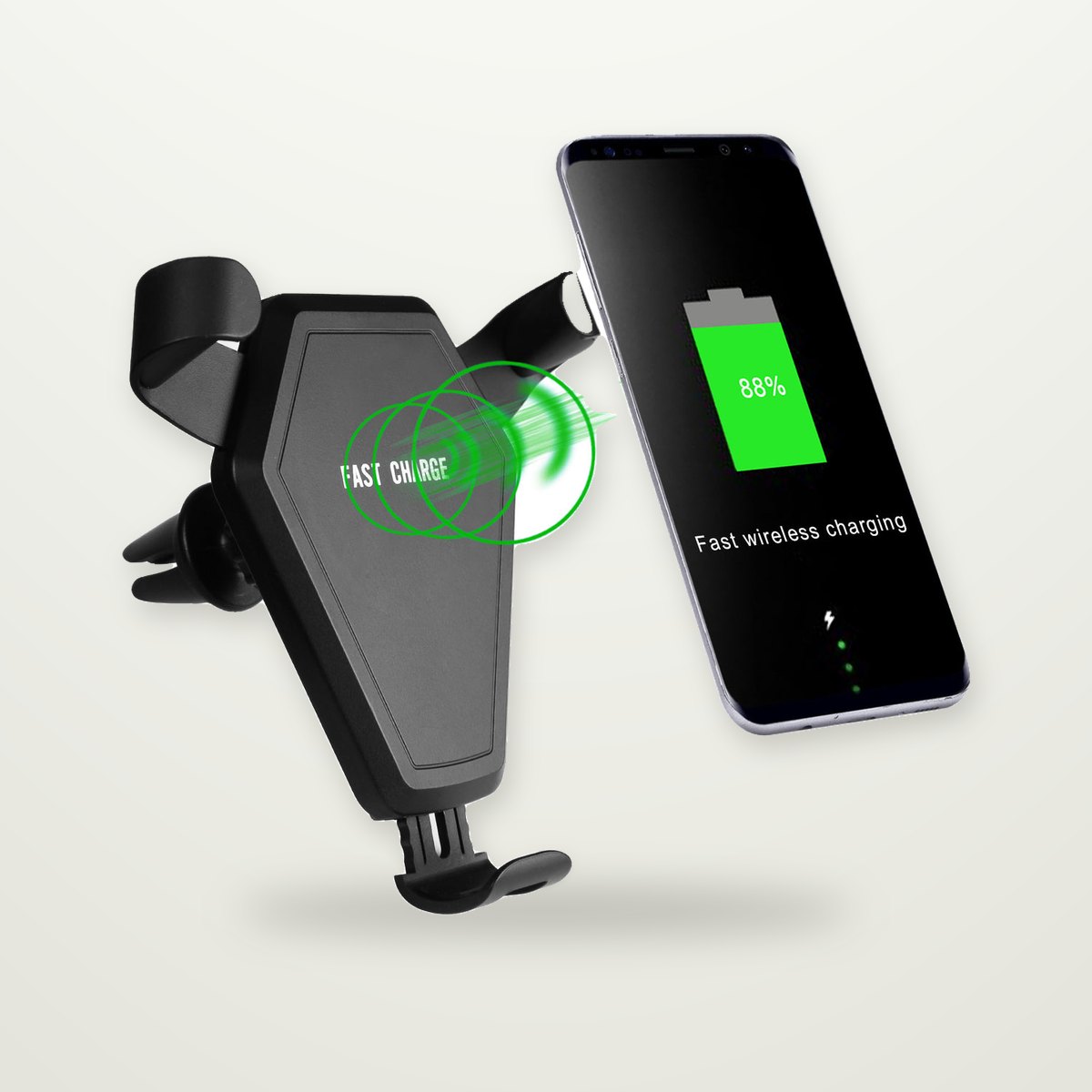 Magic-Array Wireless Car Charger Mount