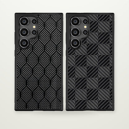Carbon Fiber Texture Case for Galaxy S21–S25