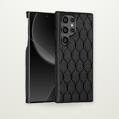 Carbon Fiber Texture Case for Galaxy S21–S25