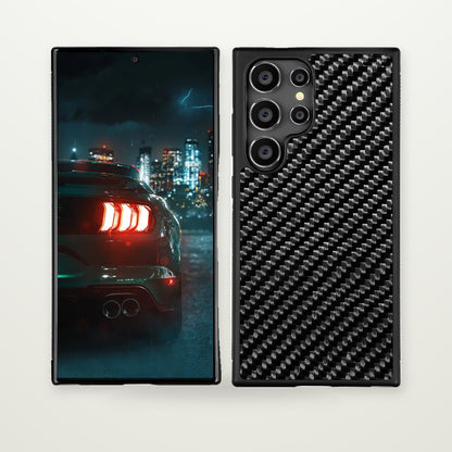 Carbon Fiber Texture Case for Galaxy S21–S25