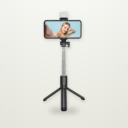 Selfie Stick Tripod with Fill Light & Remote