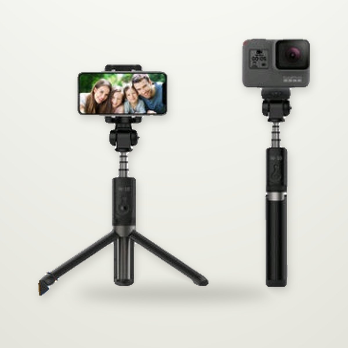 Aluminum Tripod Selfie Stick with Bluetooth Remote