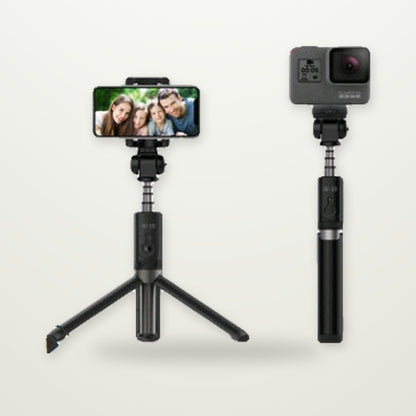 Aluminum Tripod Selfie Stick with Bluetooth Remote