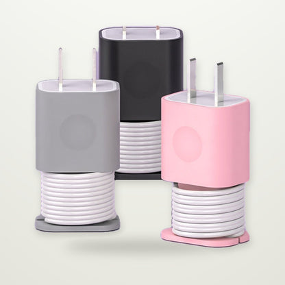 Silicone Charger Cover with Cable Winder for 18W/20W USB-C Bricks