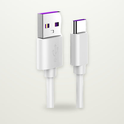 5A Fast-Charge Cable, USB-C, Lightning or Micro-USB