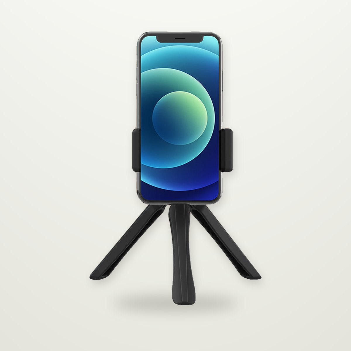 Mini Desktop Tripod with Pan-Tilt Phone Clip