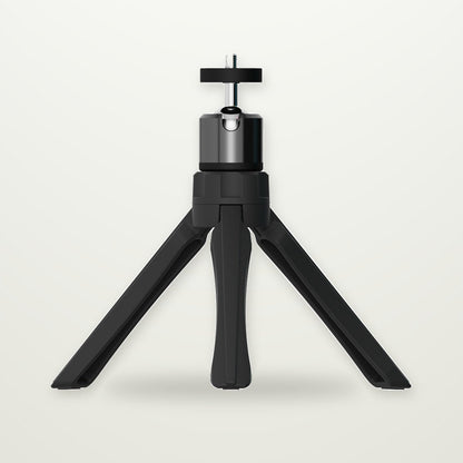 Mini Desktop Tripod with Pan-Tilt Phone Clip