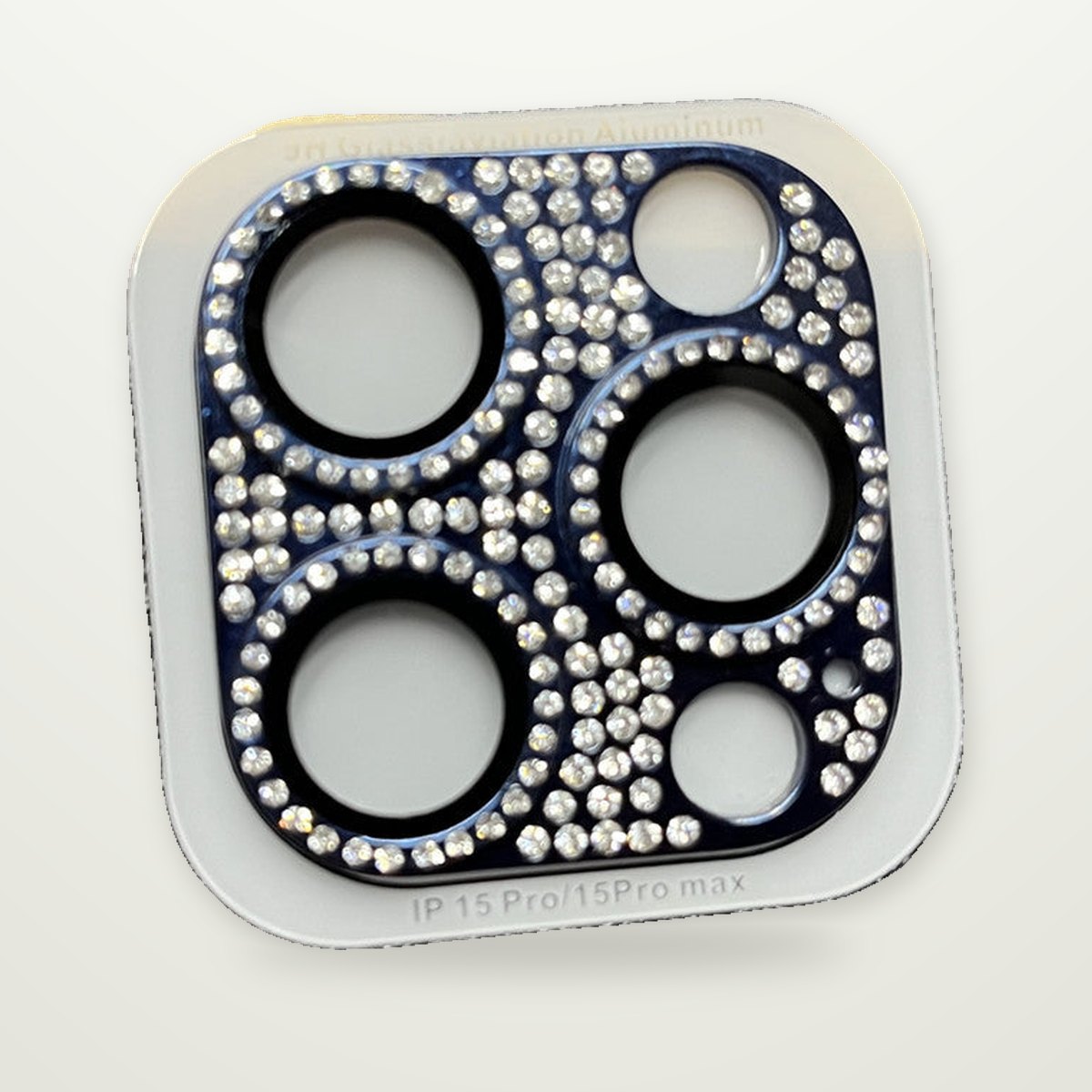 Crystal-Ring Integrated Camera Lens Protector for iPhone 11–15