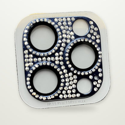 Crystal-Ring Integrated Camera Lens Protector for iPhone 11–15