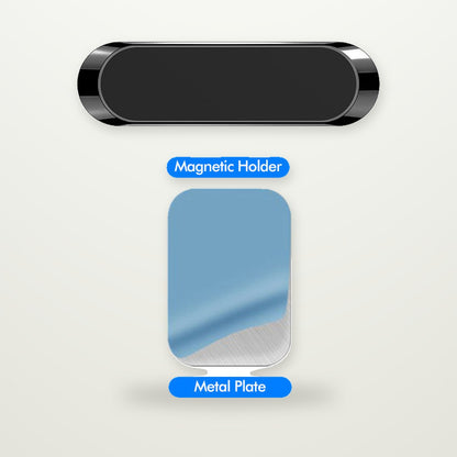 Slim Aluminum Magnetic Strip Car Mount
