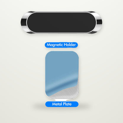 Slim Aluminum Magnetic Strip Car Mount