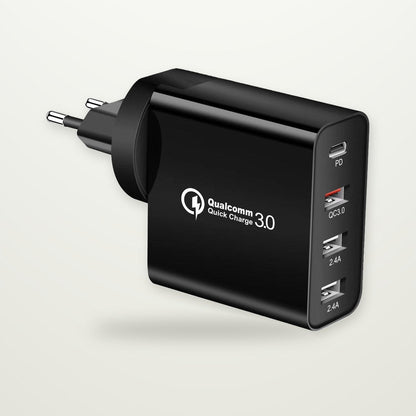 4-Port PD & QC Fast Wall Charger