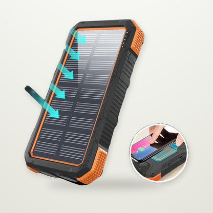 Solar Power Bank with Compass, up to 16,000mAh