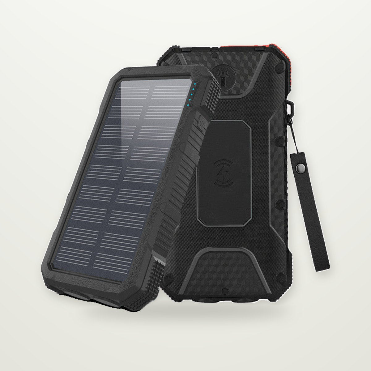Solar Power Bank with Compass, up to 16,000mAh