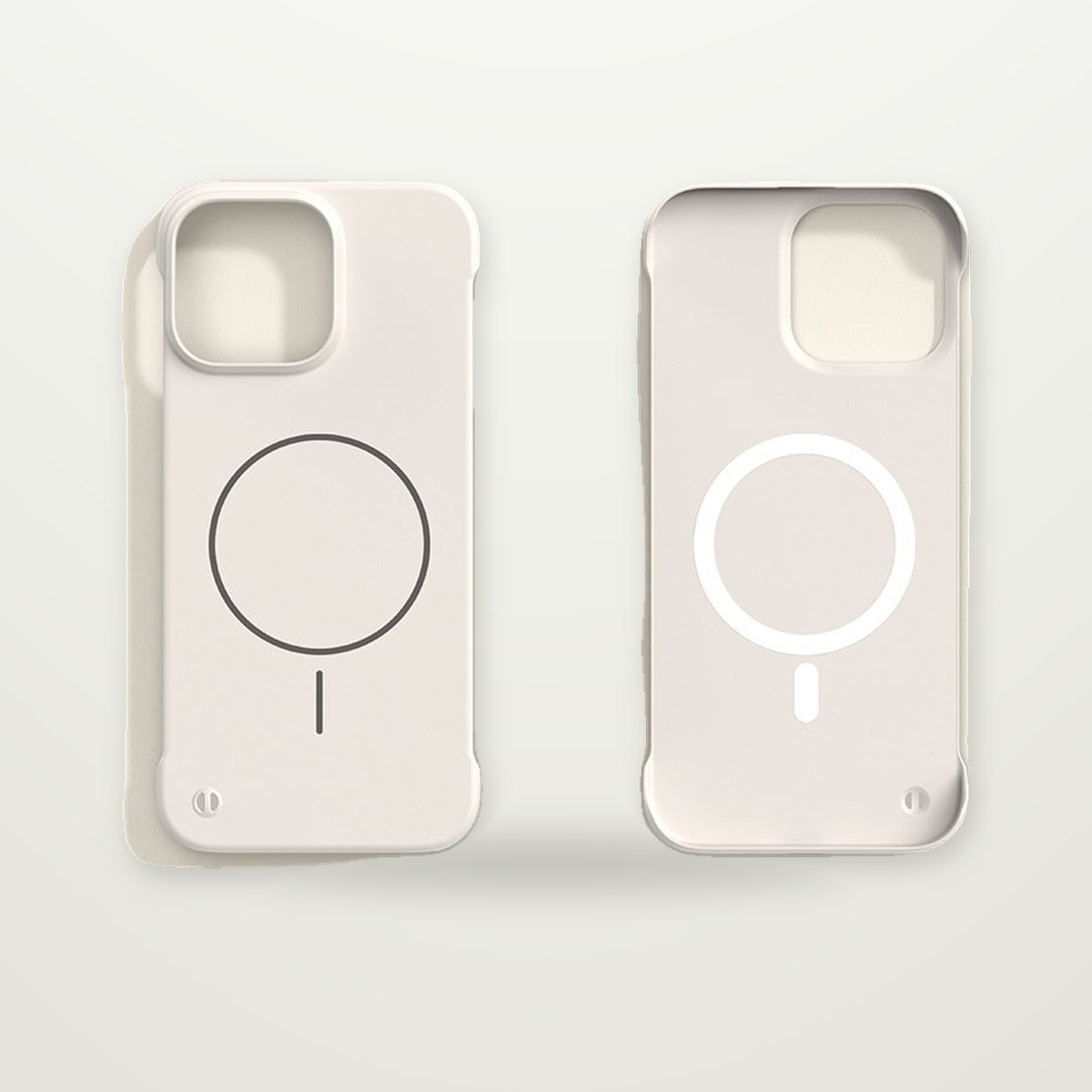 Frameless Skin-Feel MagSafe Case for iPhone 14–17