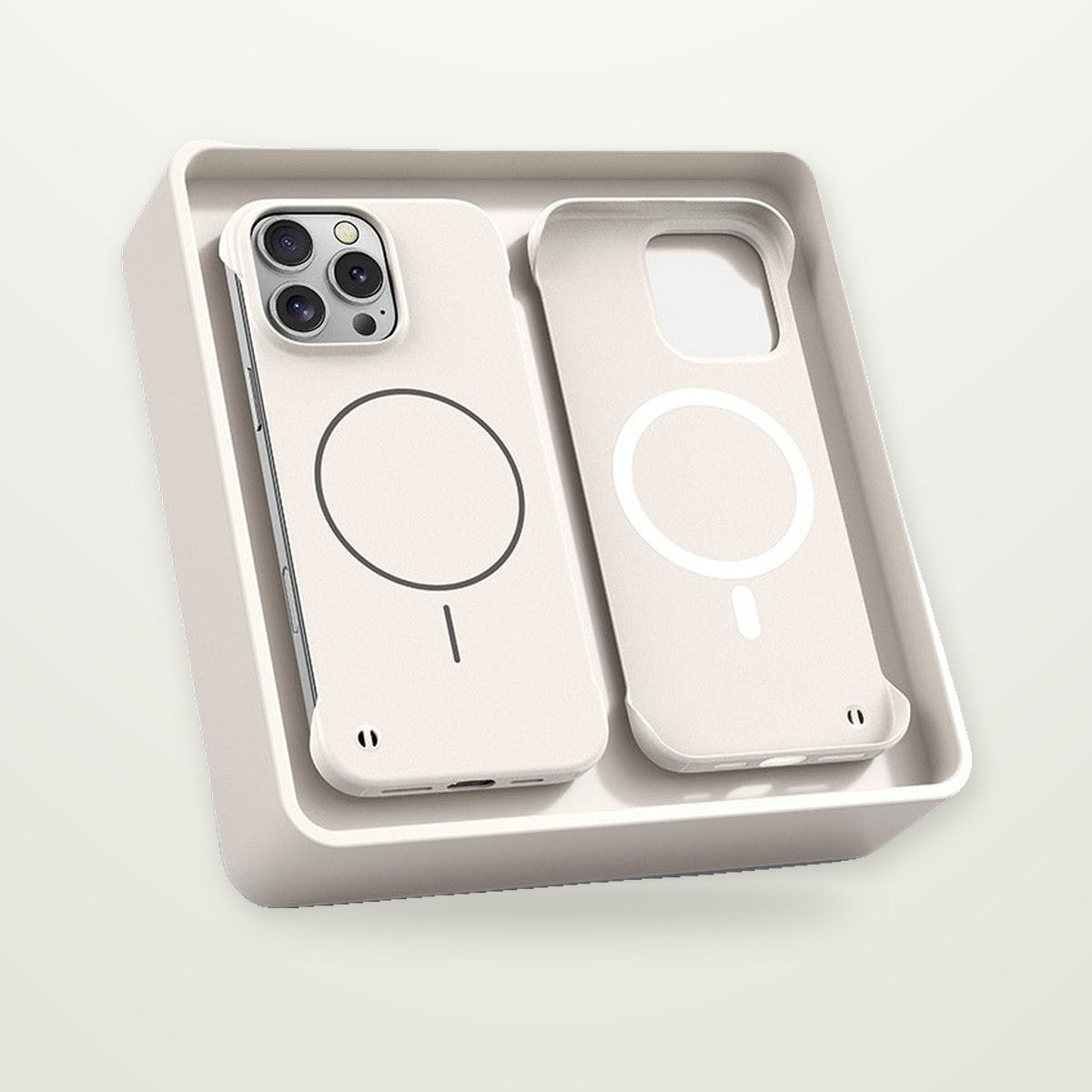 Frameless Skin-Feel MagSafe Case for iPhone 14–17