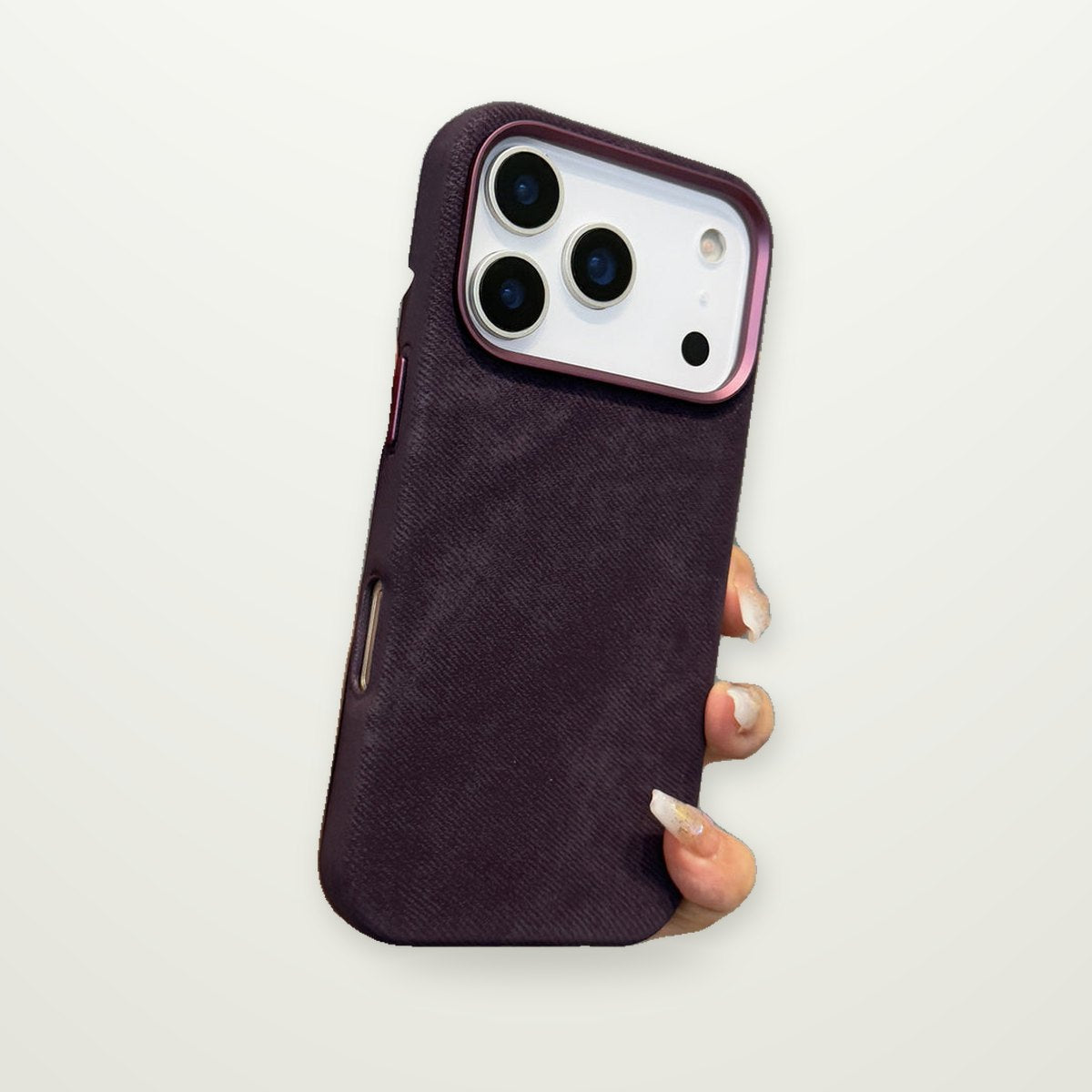 Fabric-Wrapped Magnetic Case for iPhone 12–17