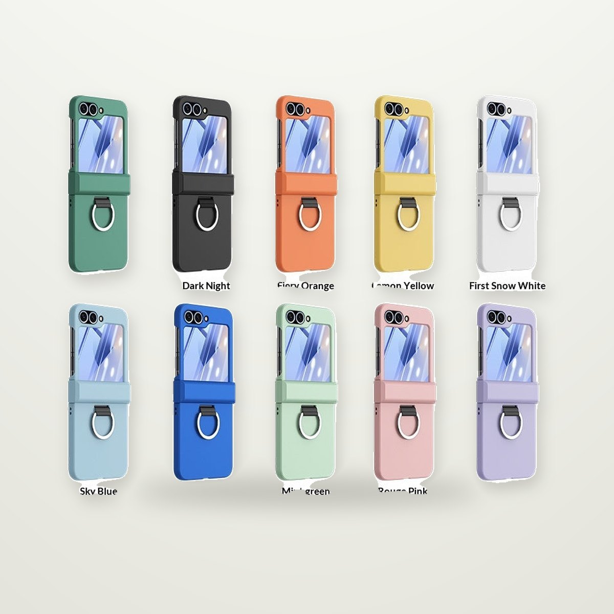 Hinge-Protect Ring Case for Galaxy Z Flip5–7