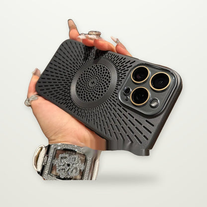 Ice-Cool Vented Magnetic Case for iPhone 16 Pro & 17 Series