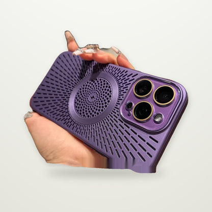 Ice-Cool Vented Magnetic Case for iPhone 16 Pro & 17 Series