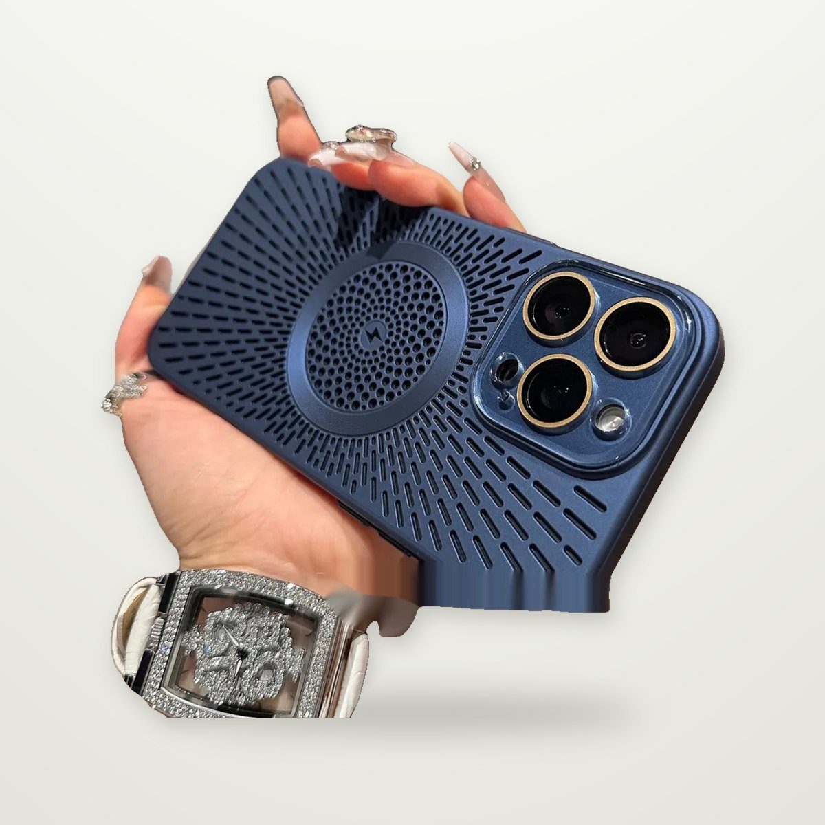 Ice-Cool Vented Magnetic Case for iPhone 16 Pro & 17 Series