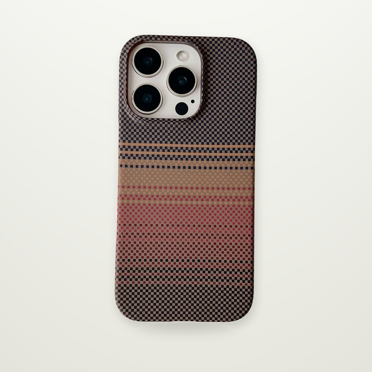 Aramid-Pattern Magnetic Case for iPhone 16–17