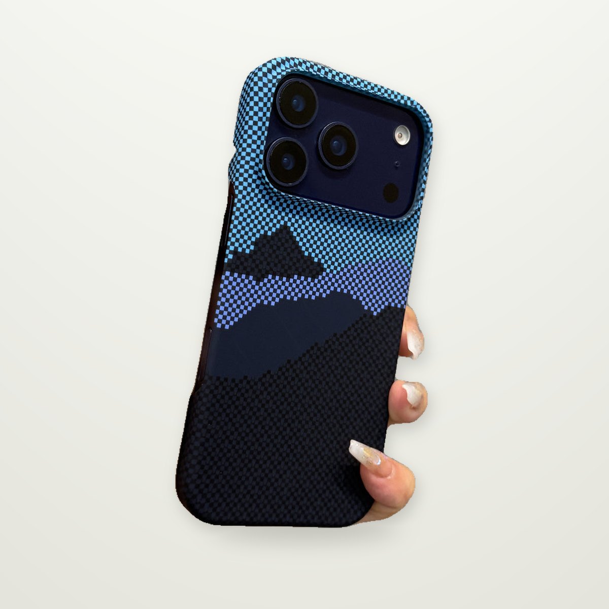 Aramid-Pattern Magnetic Case for iPhone 16–17