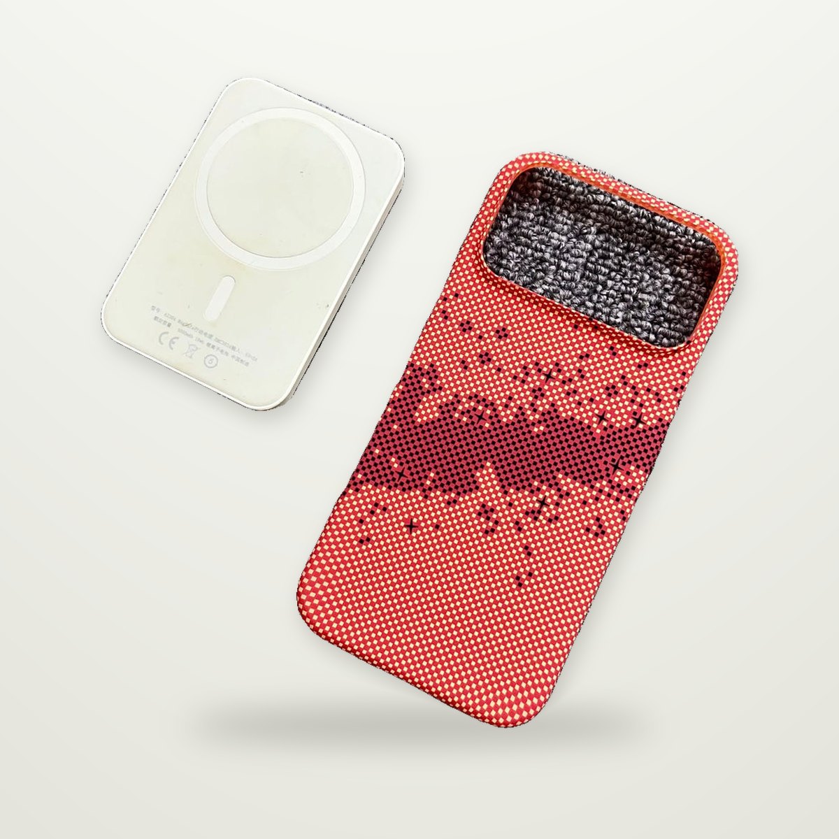 Aramid-Pattern Magnetic Case for iPhone 16–17
