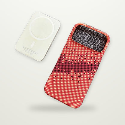 Aramid-Pattern Magnetic Case for iPhone 16–17