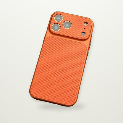 Quilted Diamond-Pattern Magnetic Case for iPhone 13–17