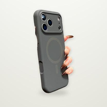 Soft-Touch Silicone Magnetic Case in 10 Colors for iPhone 16–17