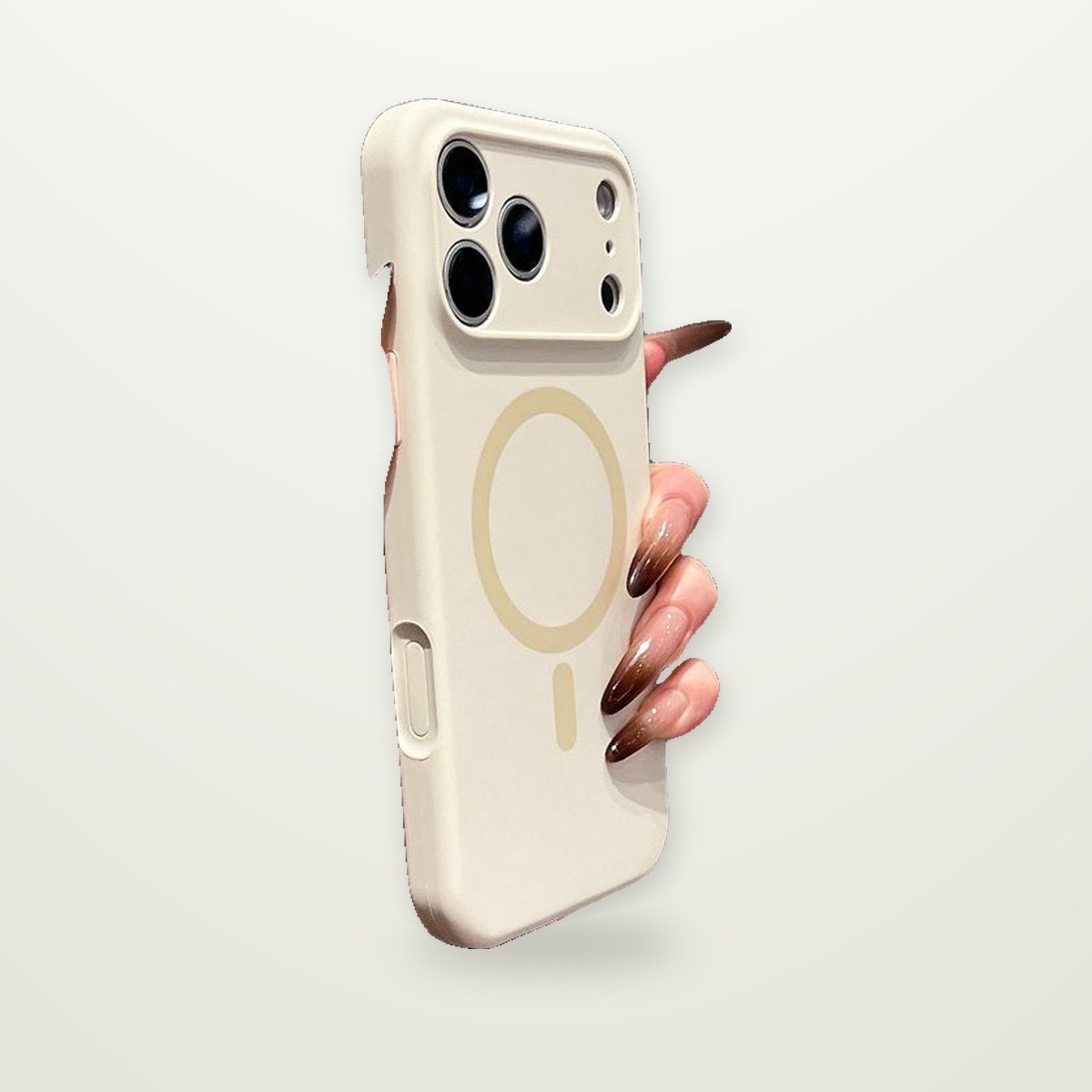 Soft-Touch Silicone Magnetic Case in 10 Colors for iPhone 16–17