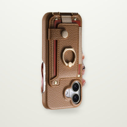 Crossbody Lanyard Card Case for iPhone 15–17
