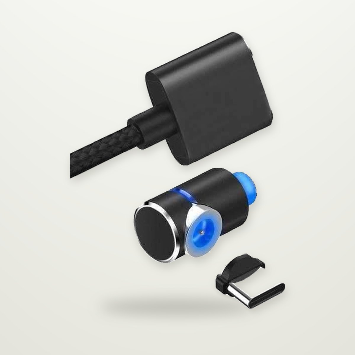 360° Magnetic Charging Cable with LED