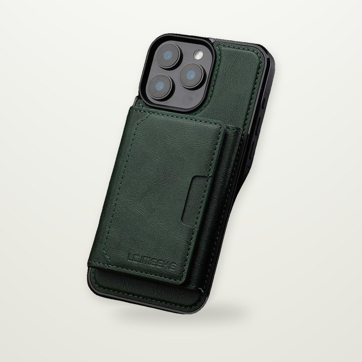 Anti-Skimming Magnetic Card Wallet Case for iPhone 16–17